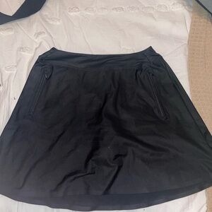 G/FORE Women's Black A-Line Athletic Skirt